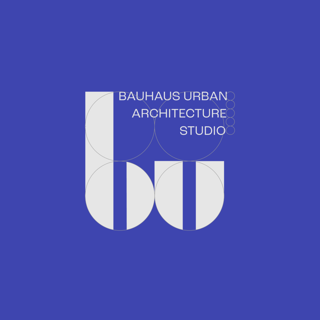 Bauhaus Urban Studio logo og visuell identitet
